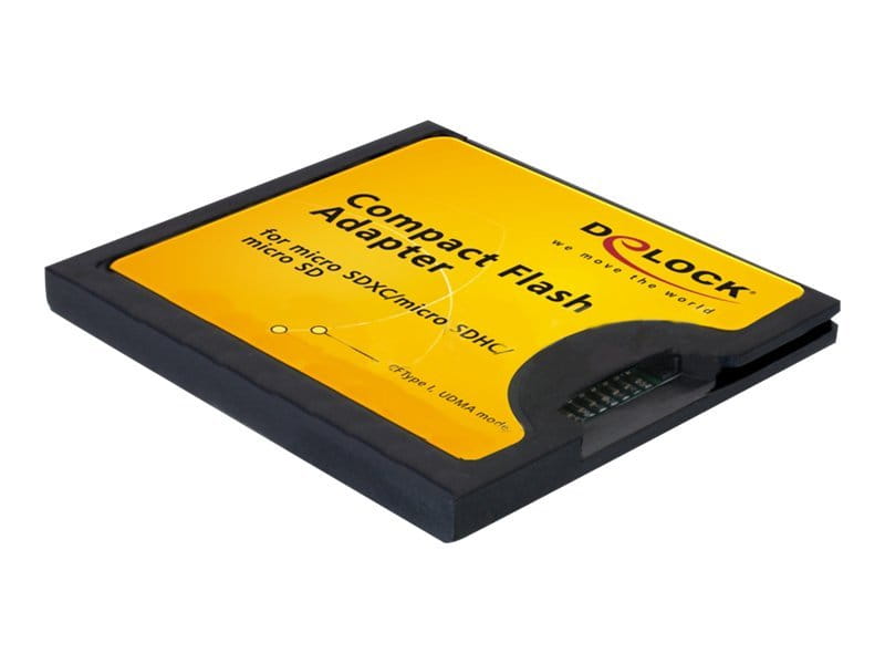 Delock Compact Flash Adapter - Kartenadapter (microSD, microSDHC, microSDXC)