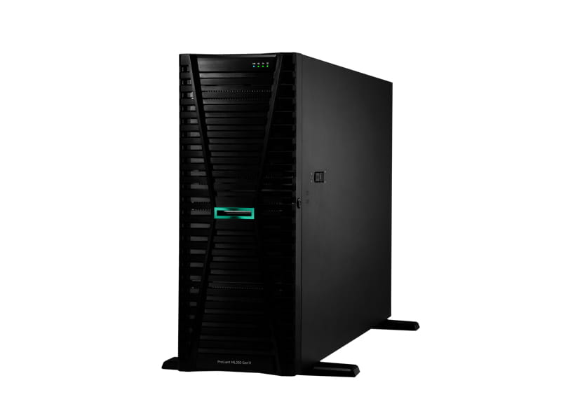 HPE ProLiant ML350 Gen11 Base - Server - Tower - 4U - zweiweg - 1 x Xeon Silver 4410Y / 2 GHz - RAM 32 GB - SATA/SAS/NVMe - Hot-Swap 6.4 cm (2.5")