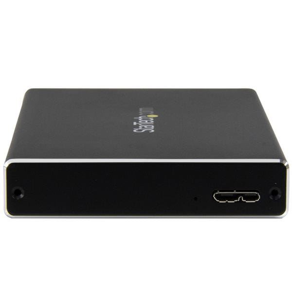 StarTech.com 2.5" IDE Hard Drive Enclosure - Supports UASP - Aluminum - IDE and SATA - USB 3.0 HDD Enclosure - External Drive (UNI251BMU33)