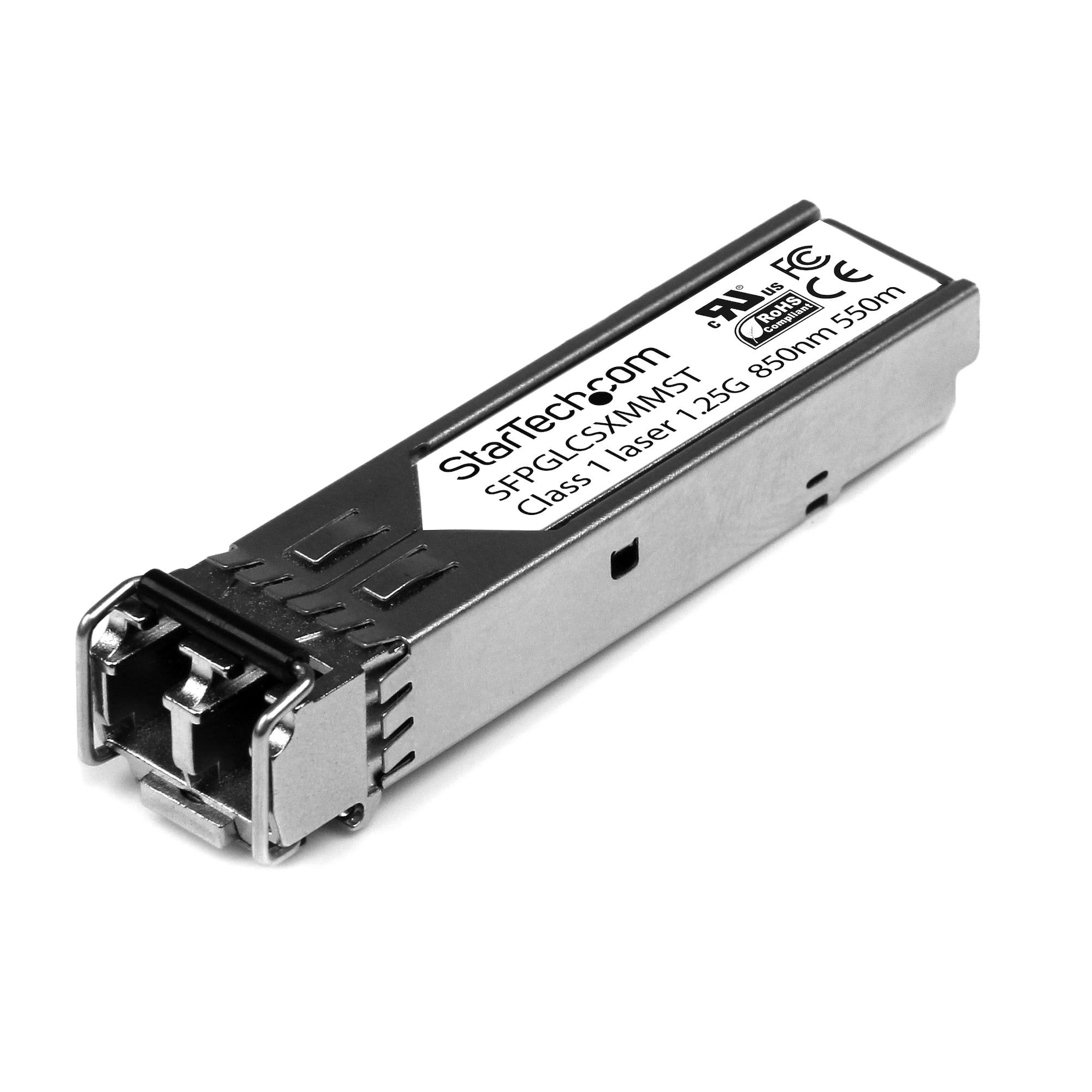 StarTech.com Gigabit LWL SFP Transceiver Modul - Cisco GLC-SX-MM kompatibel - MM LC - 550m - Mini GBIC 10er Pack - 1000Base-SX - SFP (Mini-GBIC)-