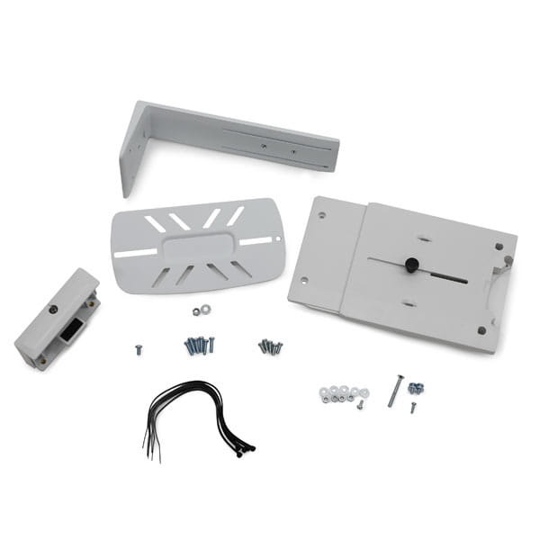 Ergotron Befestigungskit (Befestigungswinkel, Befestigungsteile, VESA-Halterung, P/L Sperr-Hardware, Neigbare Ablage)