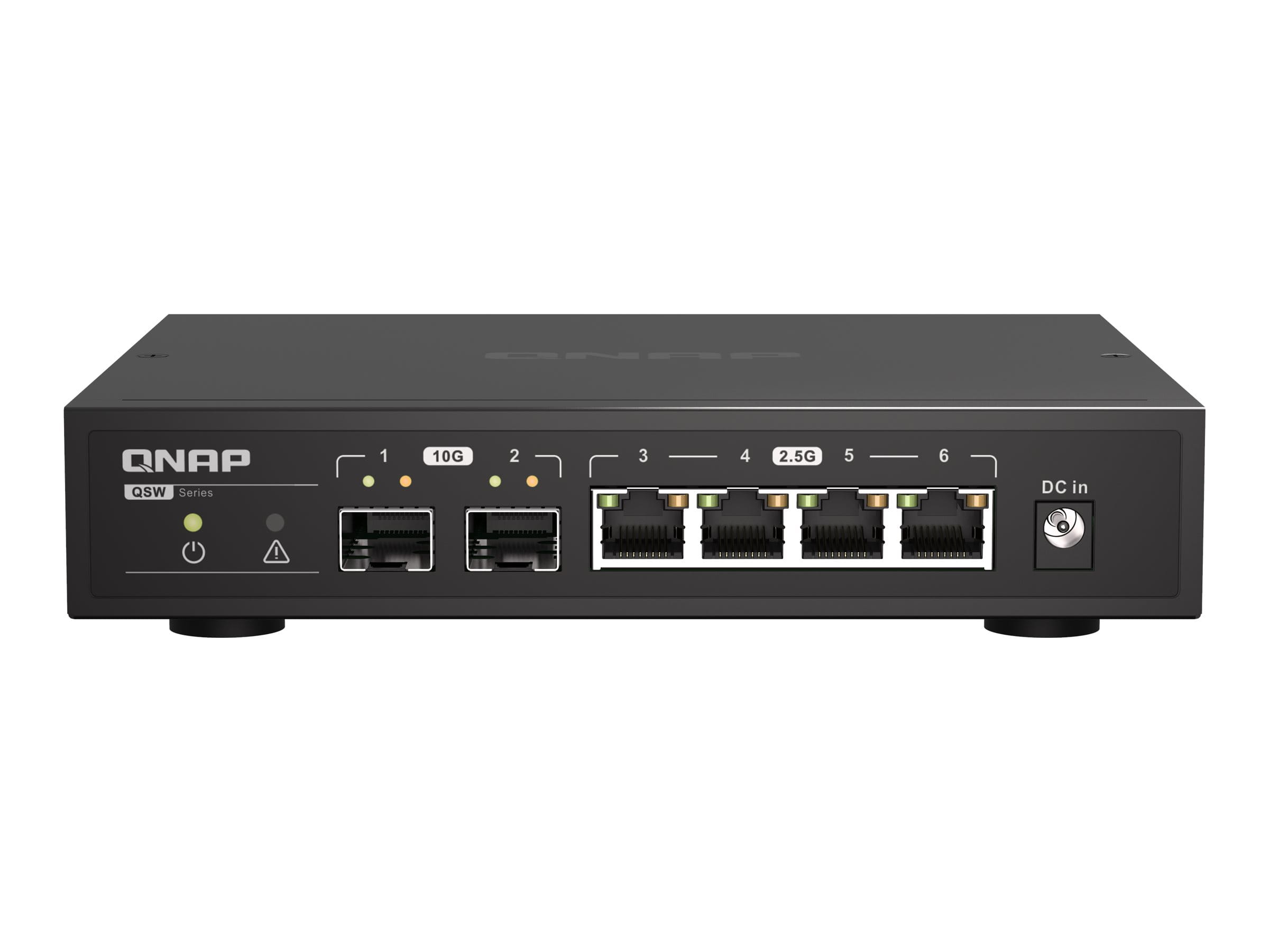 QNAP QSW-2104-2S - Switch - unmanaged - 2 x 10 Gigabit SFP+ + 4 x 2.5GBase-T