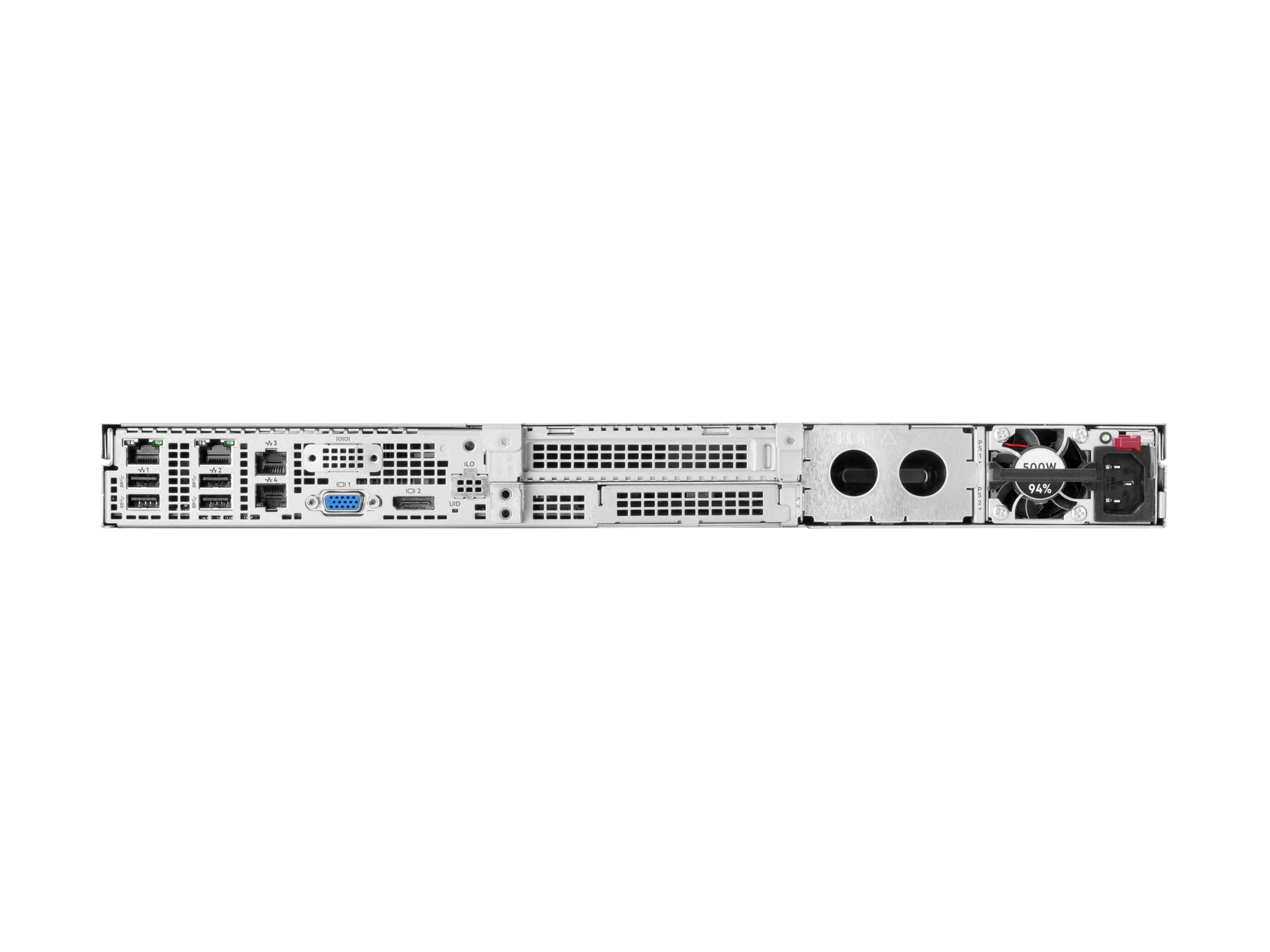 HPE ProLiant DL20 Gen11 - Server - Rack-Montage - 1 x Xeon E-2436 / 2.9 GHz - RAM: 1x 32 GB DDR5 - Drive: 2x 480 GB SATA SSD - Netzteil: 1x800W (Smart Choice)