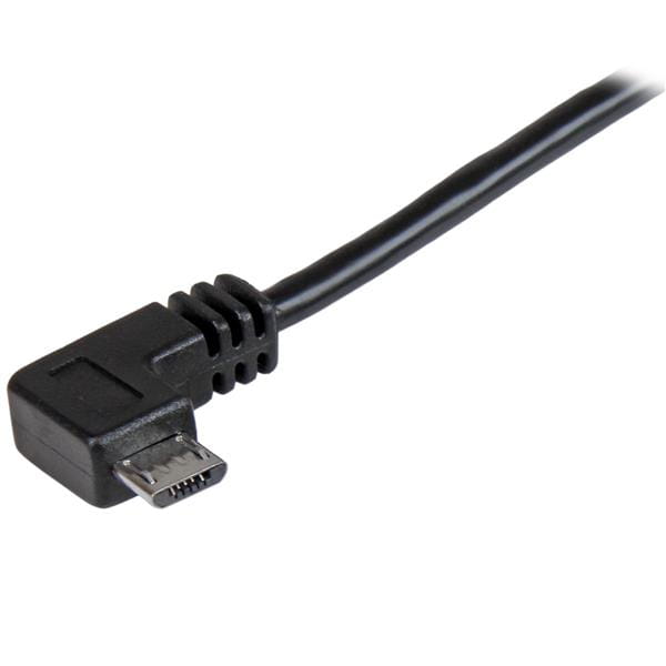 StarTech.com Micro USB Lade/Sync-Kabel - St/St - Micro USB rechtsgewinkelt - 1m - USB auf Micro USB Ladekabel - USB-Kabel - Micro-USB Typ B (M)