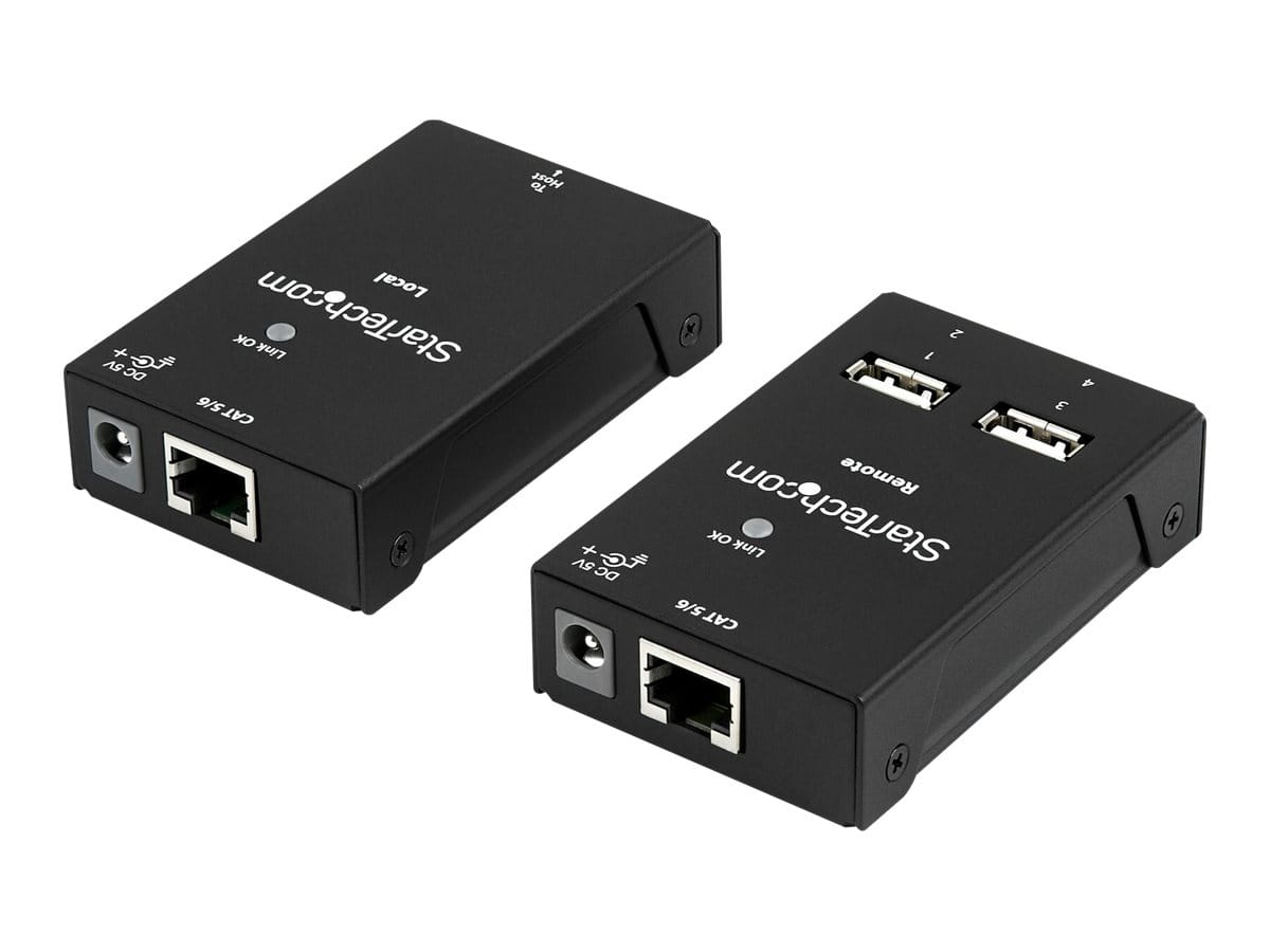 StarTech.com 4-Port USB 2.0 Extender - 165ft (50m)