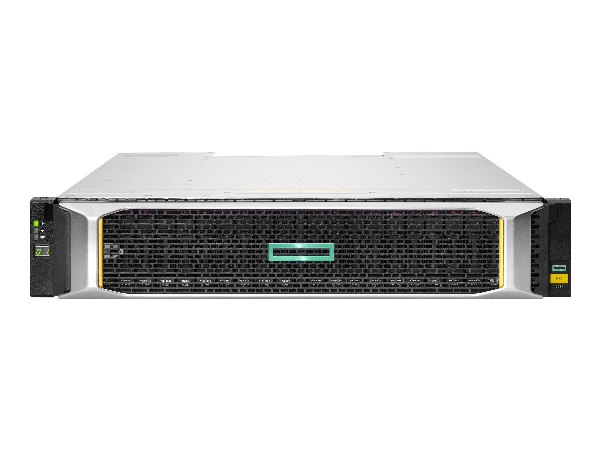 HPE Modular Smart Array 2062 16Gb Fibre Channel SFF Storage - Festplatten-Array - 3.84 TB - 24 Schächte (SAS-3)