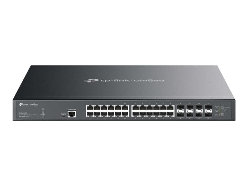 TP-LINK Omada SX3832MPP V1 - Switch - L2+ - managed - 24 x 100/1000/2.5G/5G/10GBase-T (PoE++)