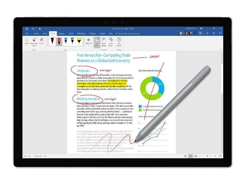 Microsoft Surface Pen M1776 - Stift - 2 Tasten