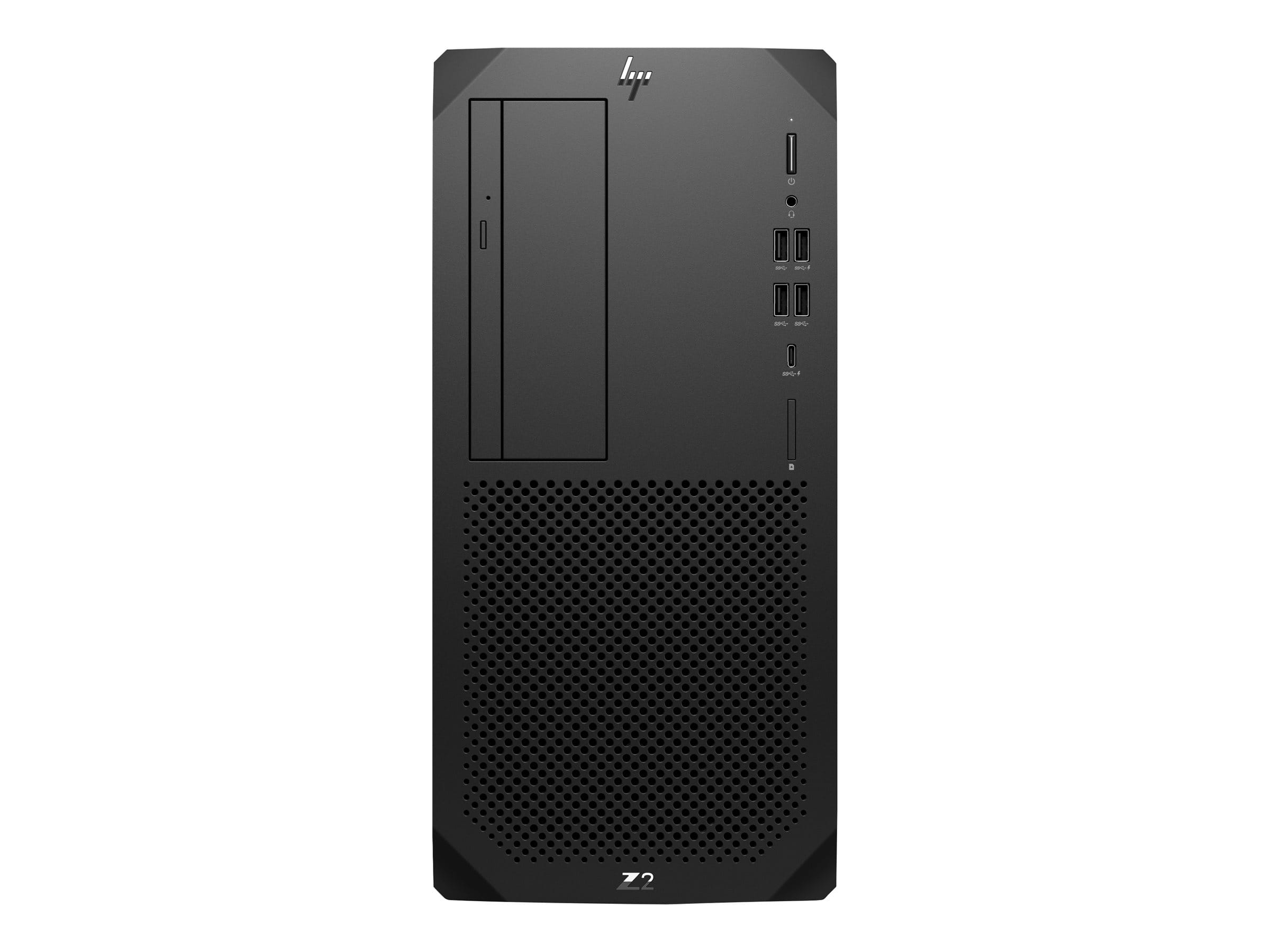 HP Workstation Z2 G9 - Tower - 4U - 1 x Core i5 i5-14600KF / 3.5 GHz - RAM 16 GB - SSD 512 GB - HP Z Turbo Drive, NVMe, TLC - keine Grafiken - 1GbE - Win 11 Pro - Monitor: keiner - Tastatur: Deutsch - Schwarz - mit HP Wolf Pro Securit