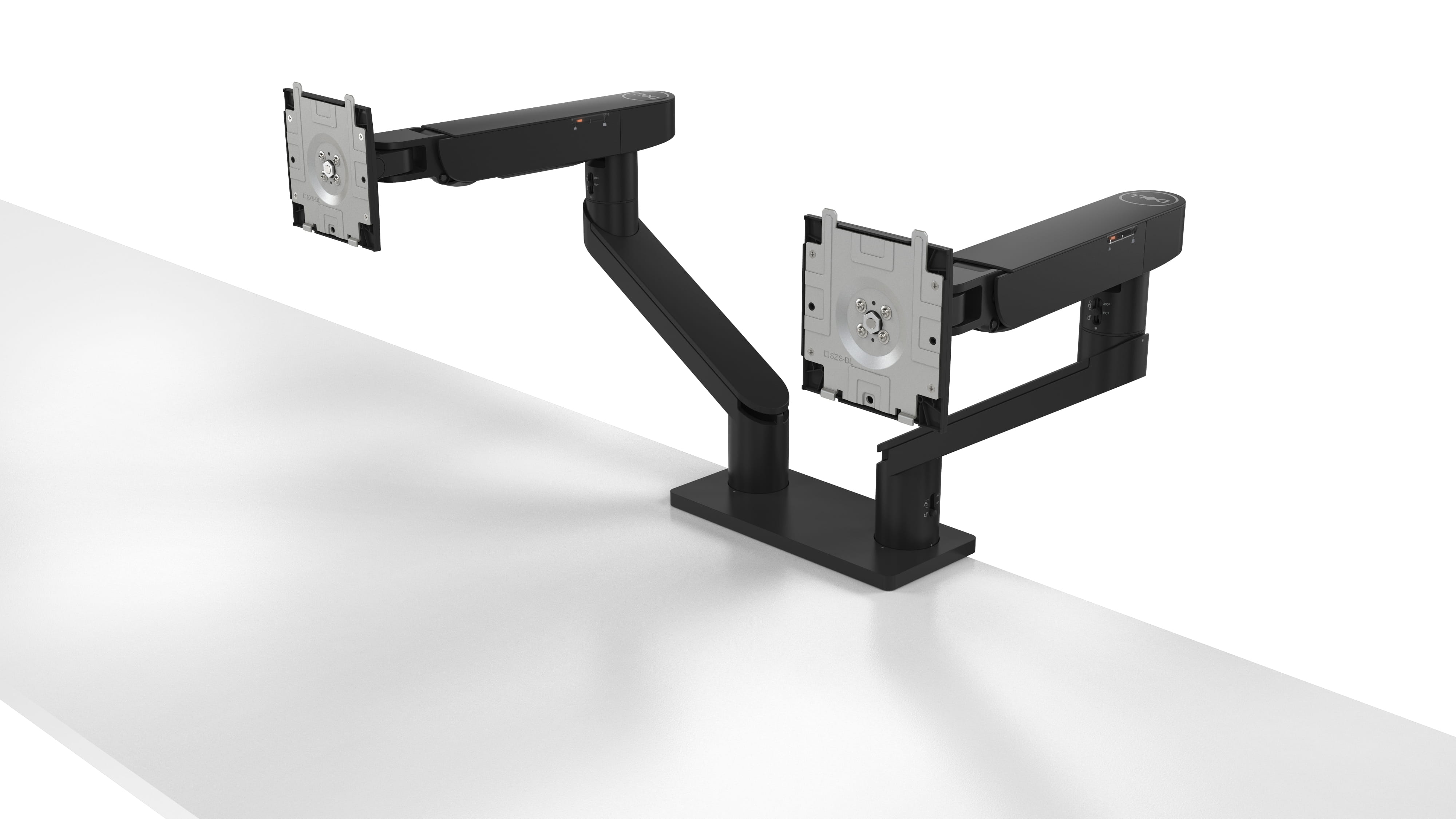 Dual Monitor Arm - MDA20 - Befestigungskit - einstellbarer Arm - für 2 LCD-Displays - Schwarz - Bildschirmgröße: 48.3-68.6 cm (19"-27")