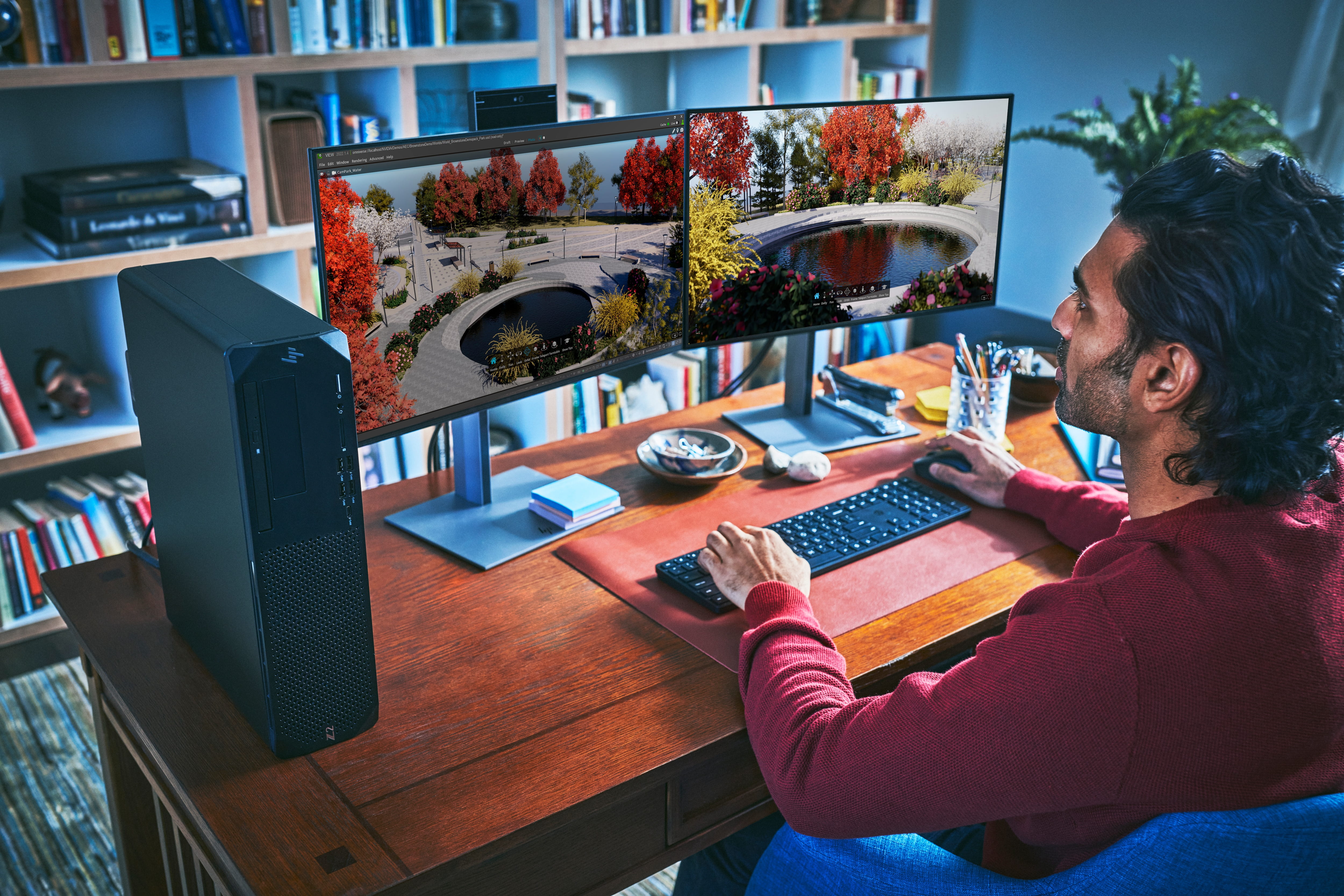 HP Workstation Z2 G9 - SFF - 1 x Core i7 i7-14700 / 2.1 GHz - RAM 32 GB - SSD 1 TB - HP Z Turbo Drive, NVMe, TLC - UHD Graphics 770 - 1GbE - Win 11 Pro - Monitor: keiner - Tastatur: Deutsch - Schwarz - mit HP Wolf Pro Security Edition (1 Jahr)