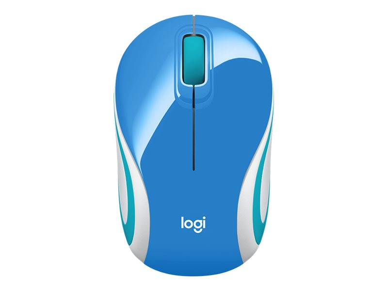 Logitech M187 - Maus - optisch - kabellos - 2.4 GHz - kabelloser Empfänger (USB)