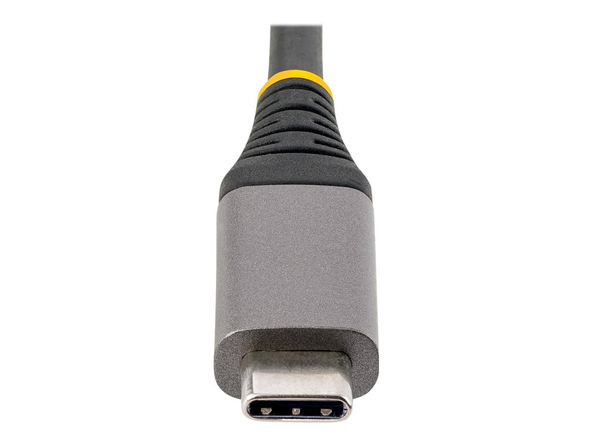 StarTech.com 3-Port USB-C Hub with Ethernet, 3x USB-A Ports, Gigabit Ethernet, USB 3.0 5Gbps, Bus-Powered, USB Type-C Hub w/GbE and 1ft/30cm Long Cable, Portable Laptop USB C Hub Adapter - USB Expansion Hub, RJ45 (5G3AGBB-USB-C-HUB)