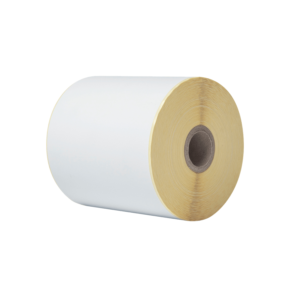 Brother Selbstklebend - weiß - Rolle (10,2 cm x 58 m) 1 Rolle(n) Endlosetiketten (Packung mit 8)