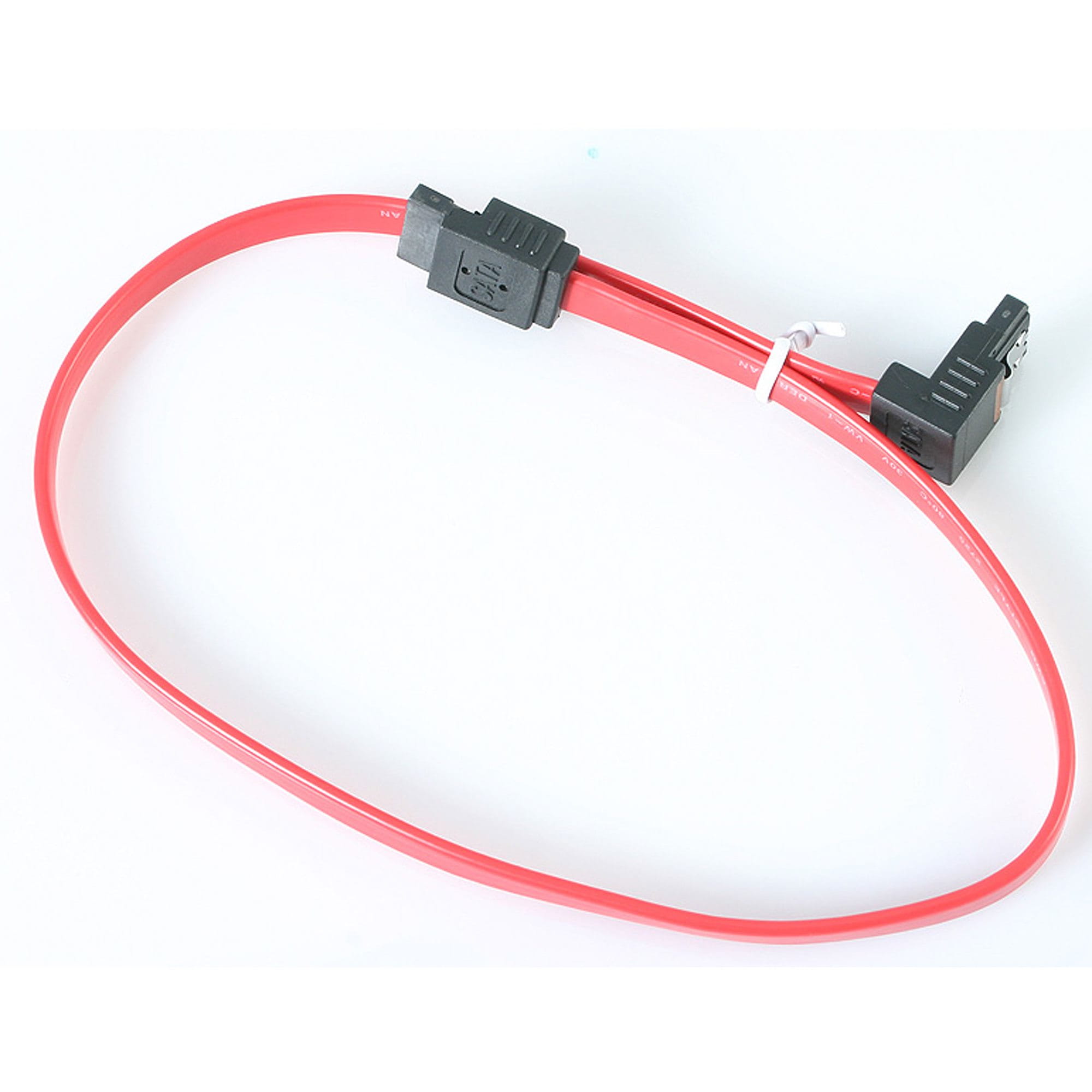 StarTech.com 18in Latching SATA to Right Angle SATA Serial ATA Cable - SATA-Kabel - Serial ATA 150/300 - SATA (W)