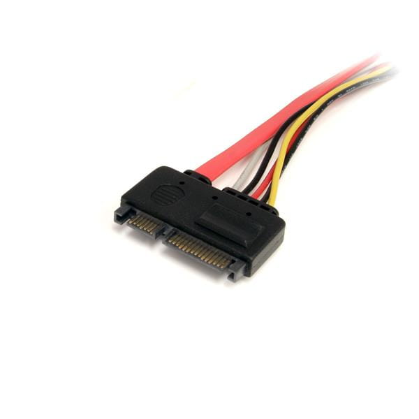 StarTech.com SATA Verlängerung 30cm - 22pin Kombikabel Stecker / Buchse - internes S-ATA Daten- Strom Verlängerungskabel - SATA-Verlängerungskabel - SATA Combo (W)