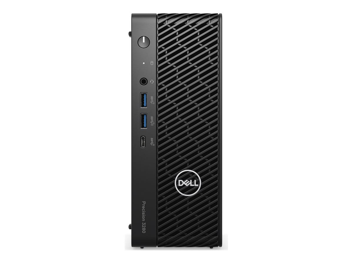 Dell Precision 3280 - CFF - 1 x Core i7 i7-14700 / 2.1 GHz - vPro Enterprise - RAM 16 GB - SSD 512 GB - NVMe, Class 40 - T1000 - 1GbE - Win 11 Pro - Monitor: keiner - Schwarz, schwarz (Tastatur) Dell Precision 3280 - CFF - 1 x Core i7 i7-14700 / 2.1 GHz - vPro Enterprise - RAM 16 GB - SSD 512 GB - NVMe, Class 40 - T1000 - 1GbE - Win 11 Pro - Monitor: keiner - Schwarz, schwarz (Tastatur)