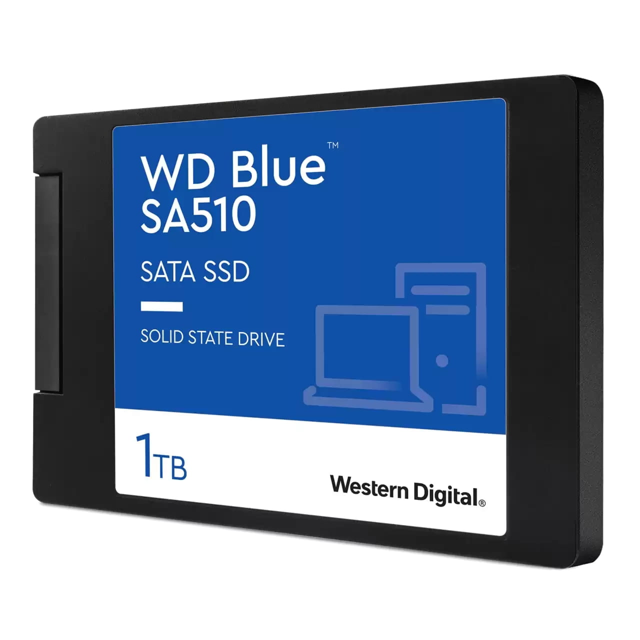 WD Blue SA510 WDS100T3B0A - SSD - 1 TB - intern - 2.5" (6.4 cm)