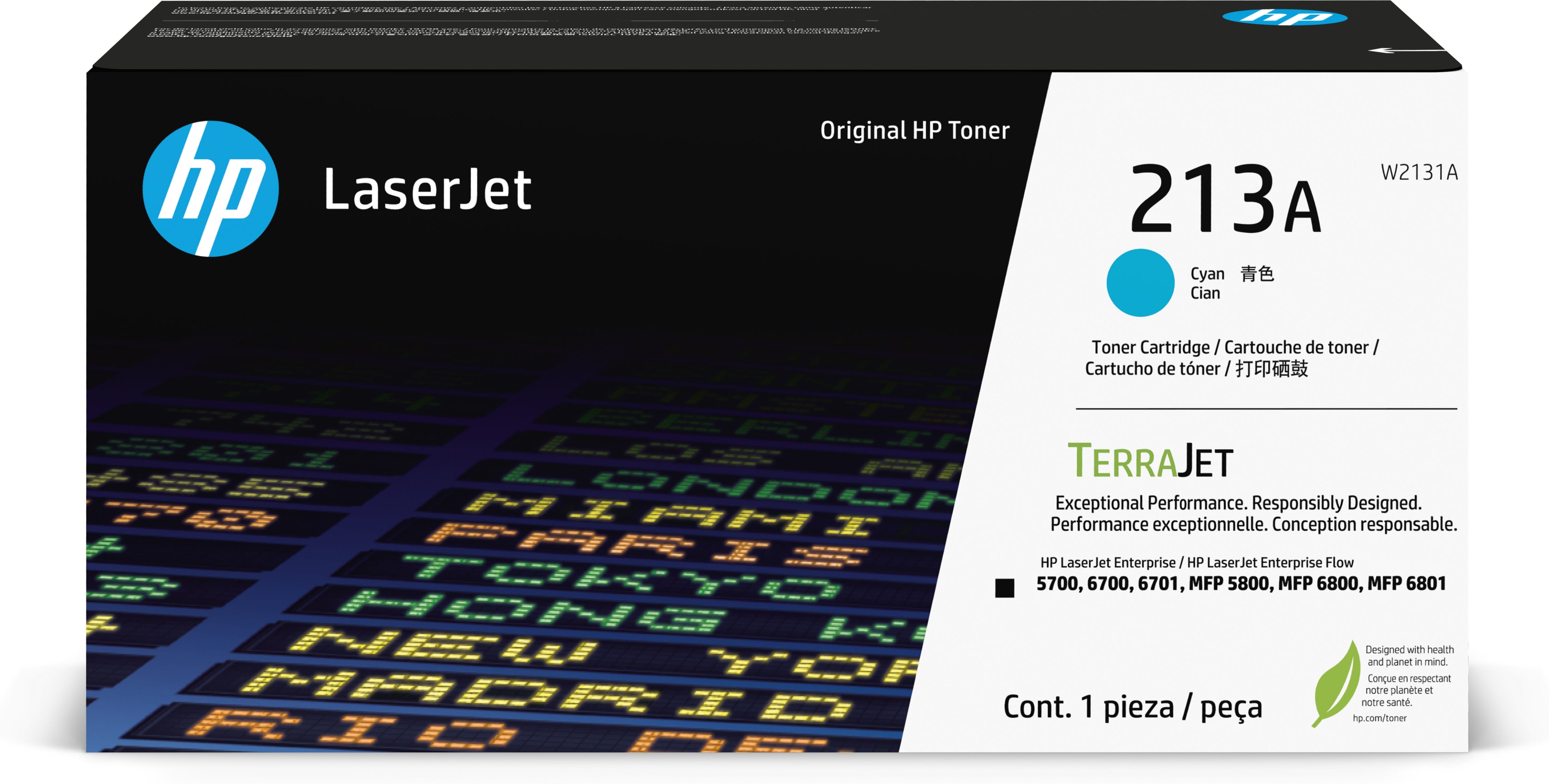 HP 213A - Cyan - original - LaserJet - Tonerpatrone (W2131A)