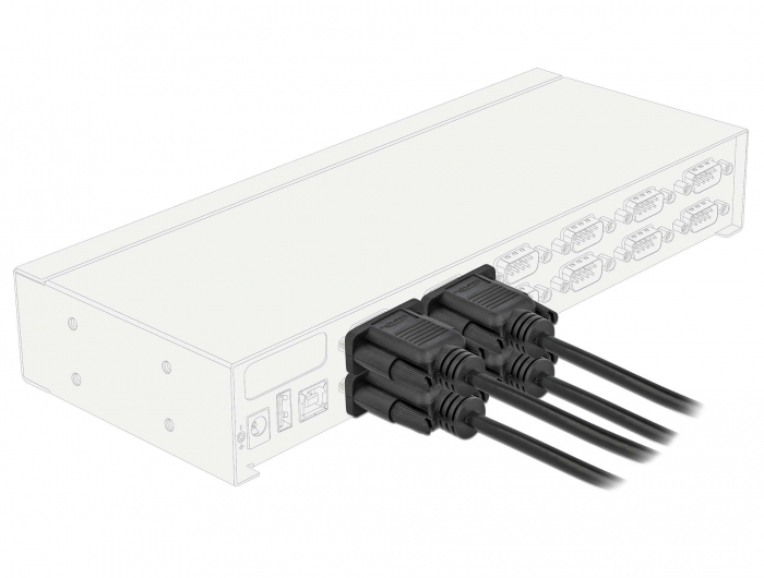 Delock Nullmodemkabel - DB-9 (W) zu DB-9 (W)