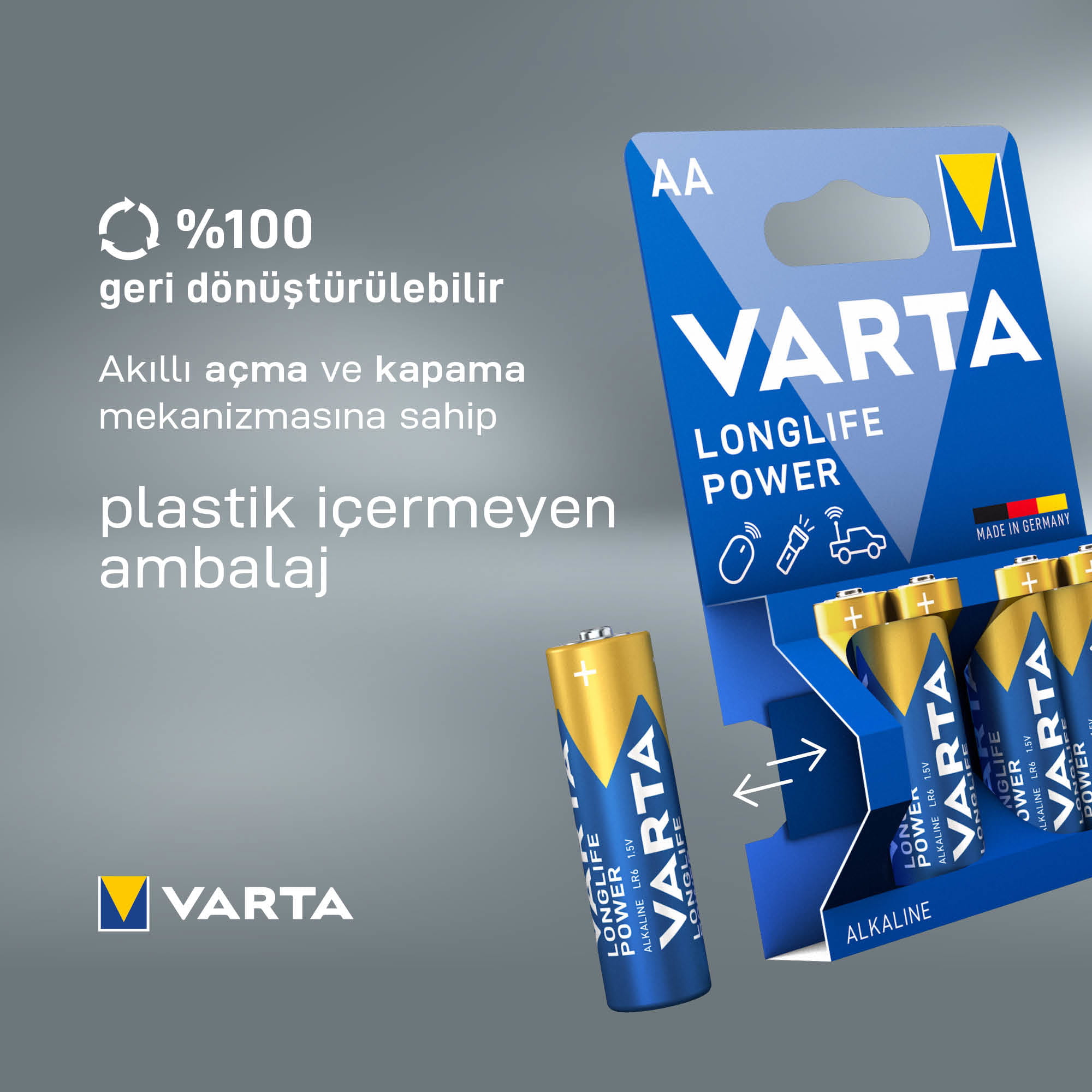 Varta High Energy - Batterie 4 x AA-Typ - Alkalisch