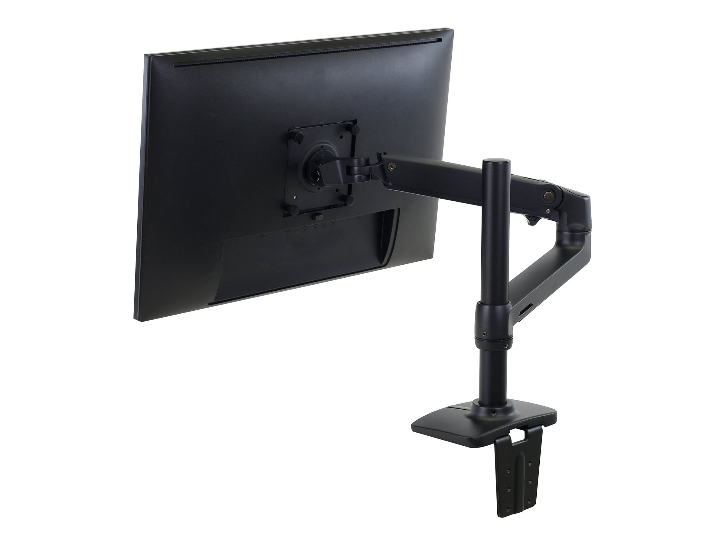 Ergotron Befestigungskit (Gelenkarm, hohe Säule, 2-teilige Tischklemme) - für Monitor - Aluminium - mattschwarz - Bildschirmgröße: bis zu 86,4 cm (bis zu 34 Zoll)