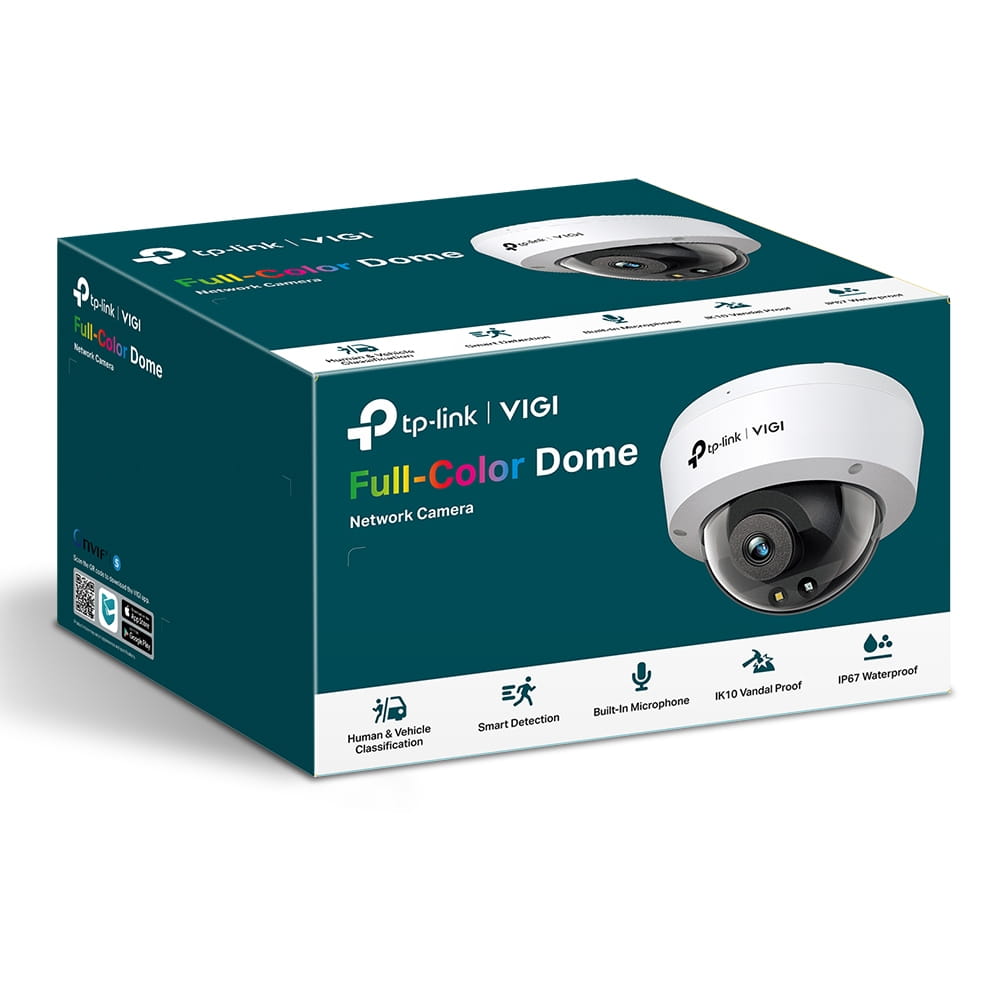 TP-LINK VIGI C240 V1 - Netzwerk-Überwachungskamera - schwenken / neigen - Turret - Farbe (Tag&Nacht)