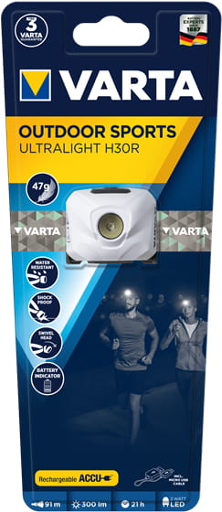 Varta Outdoor Sports Ultralight H30R - Stirnlampe