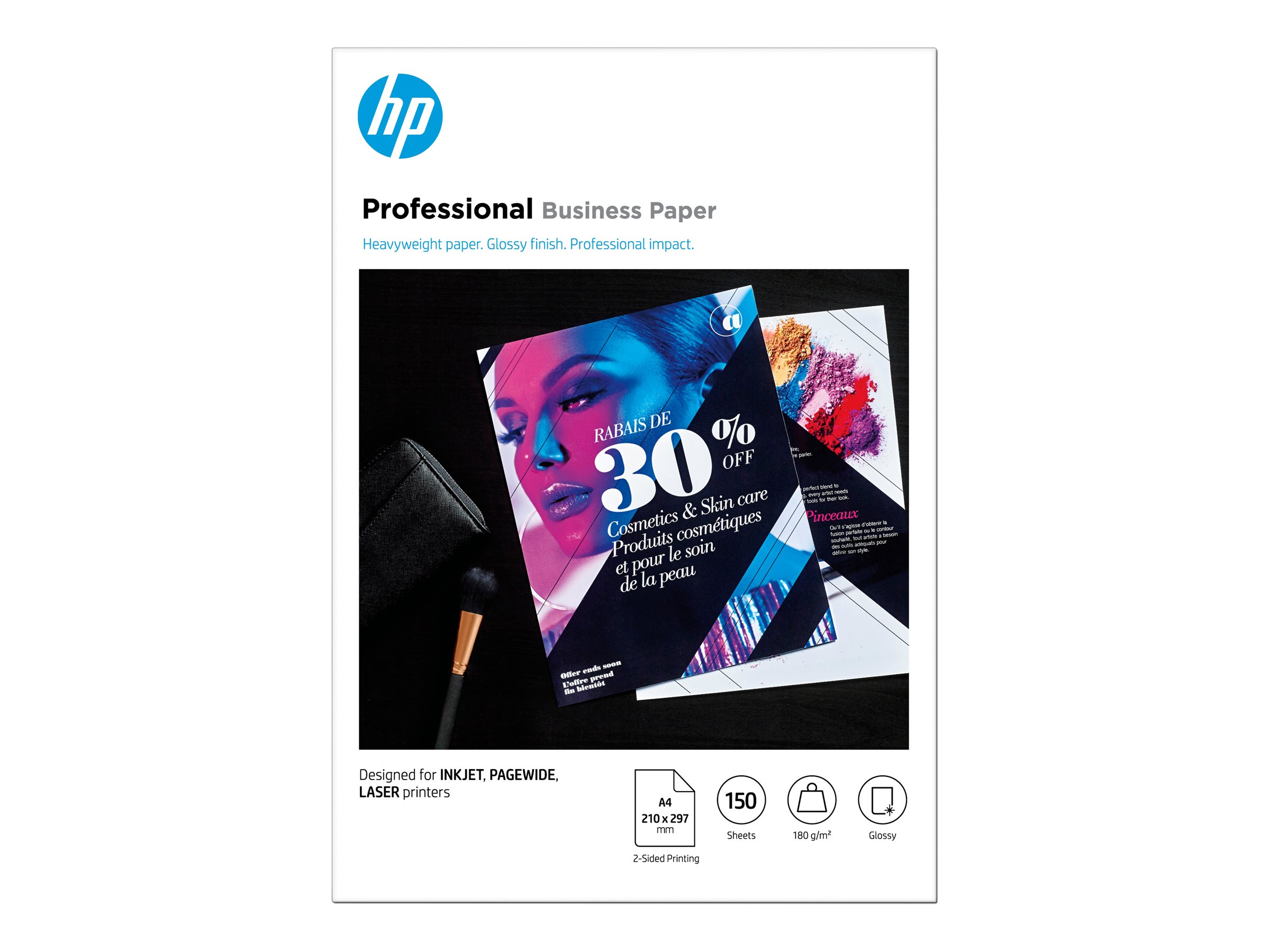 HP Professional Glossy Paper - Glänzend - A4 (210 x 297 mm)