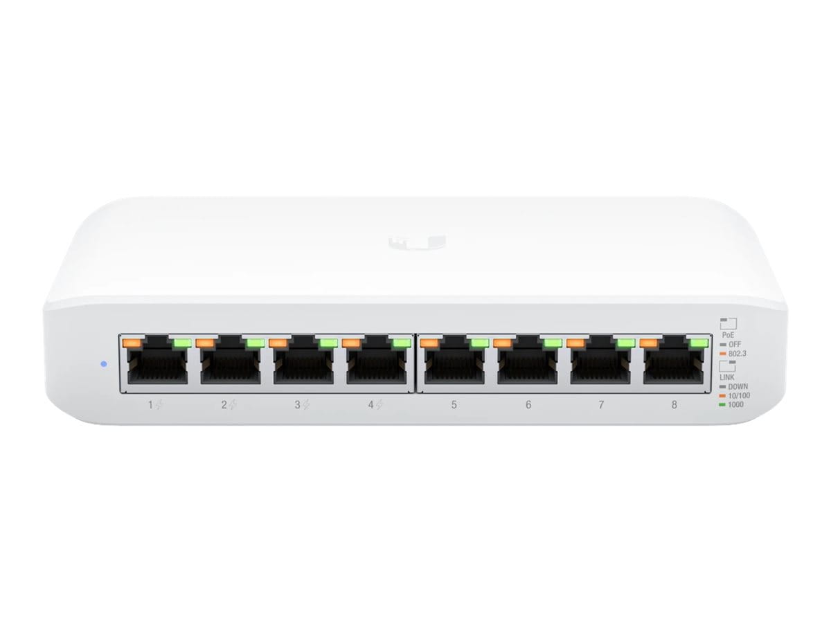 Ubiquiti UniFi Switch Lite USW-Lite-8-POE - Switch - managed - 8 x 10/100/1000 (4 PoE+)