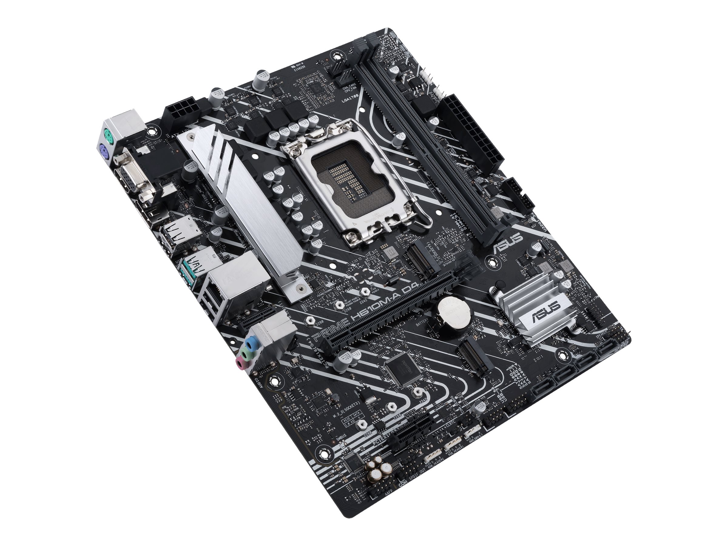 ASUS PRIME H610M-A D4-CSM - Motherboard - micro ATX - LGA1700-Sockel - H610 Chipsatz - USB 3.2 Gen 2, USB 3.2 Gen 1 - Gigabit LAN - Onboard-Grafik (CPU erforderlich)