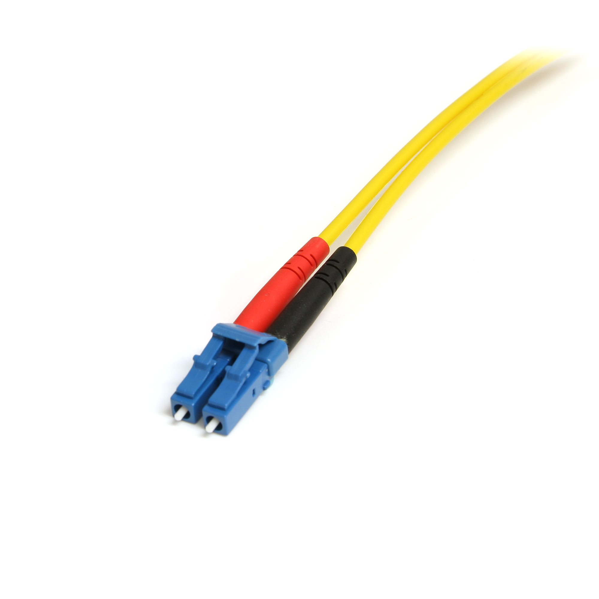 StarTech.com 1m Fiber Optic Cable - Single-Mode Duplex 9/125 - LSZH - LC/SC - OS1 - LC to SC Fiber Patch Cable (SMFIBLCSC1)