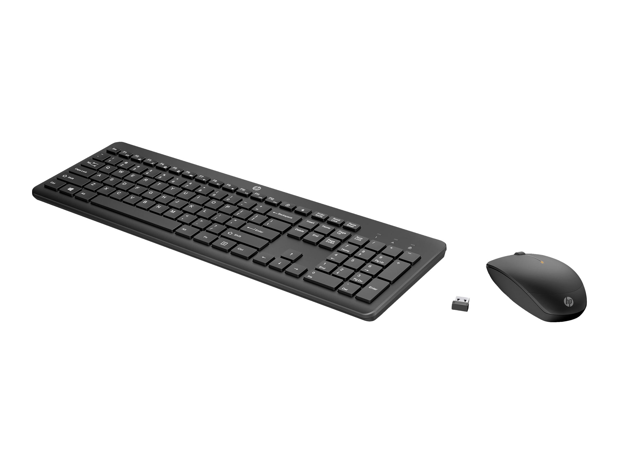 HP 235 - Tastatur-und-Maus-Set - kabellos - Pan-Nordic