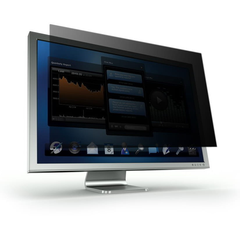 3M Blickschutzfilter für 27" Breitbild-Monitor - Blickschutzfilter für Bildschirme - 68,6 cm Breitbild (27 Zoll Breitbild)