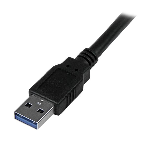 StarTech.com 3m schwarzes SuperSpeed USB 3.0 A auf B Kabel - St/St - USB 3.0 Anschlusskabel - USB-Kabel - USB Type B (M)