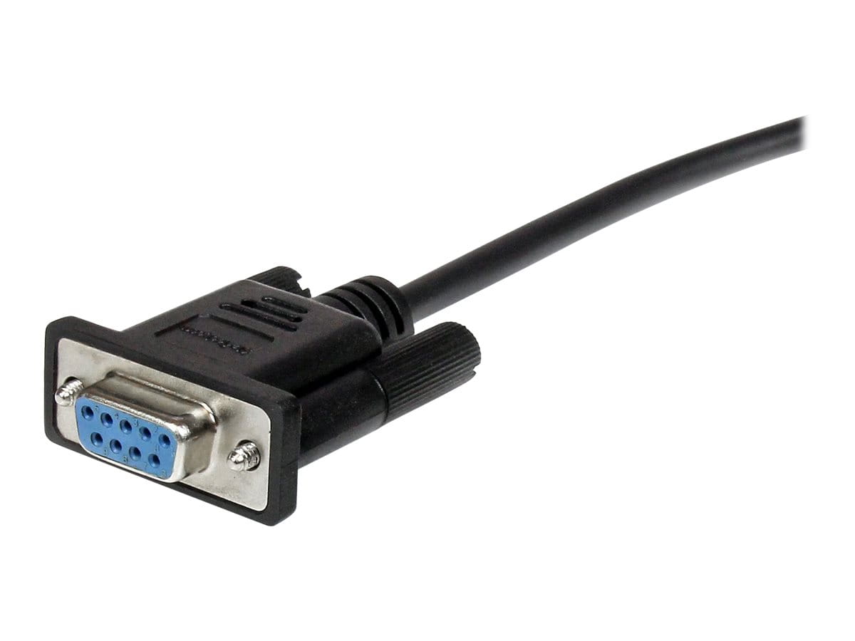 StarTech.com 50cm Seriell DB9 RS232 Verlängerungskabel - RS 232 DB-9 Kabel Verlängerung- DB 9 (Stecker)