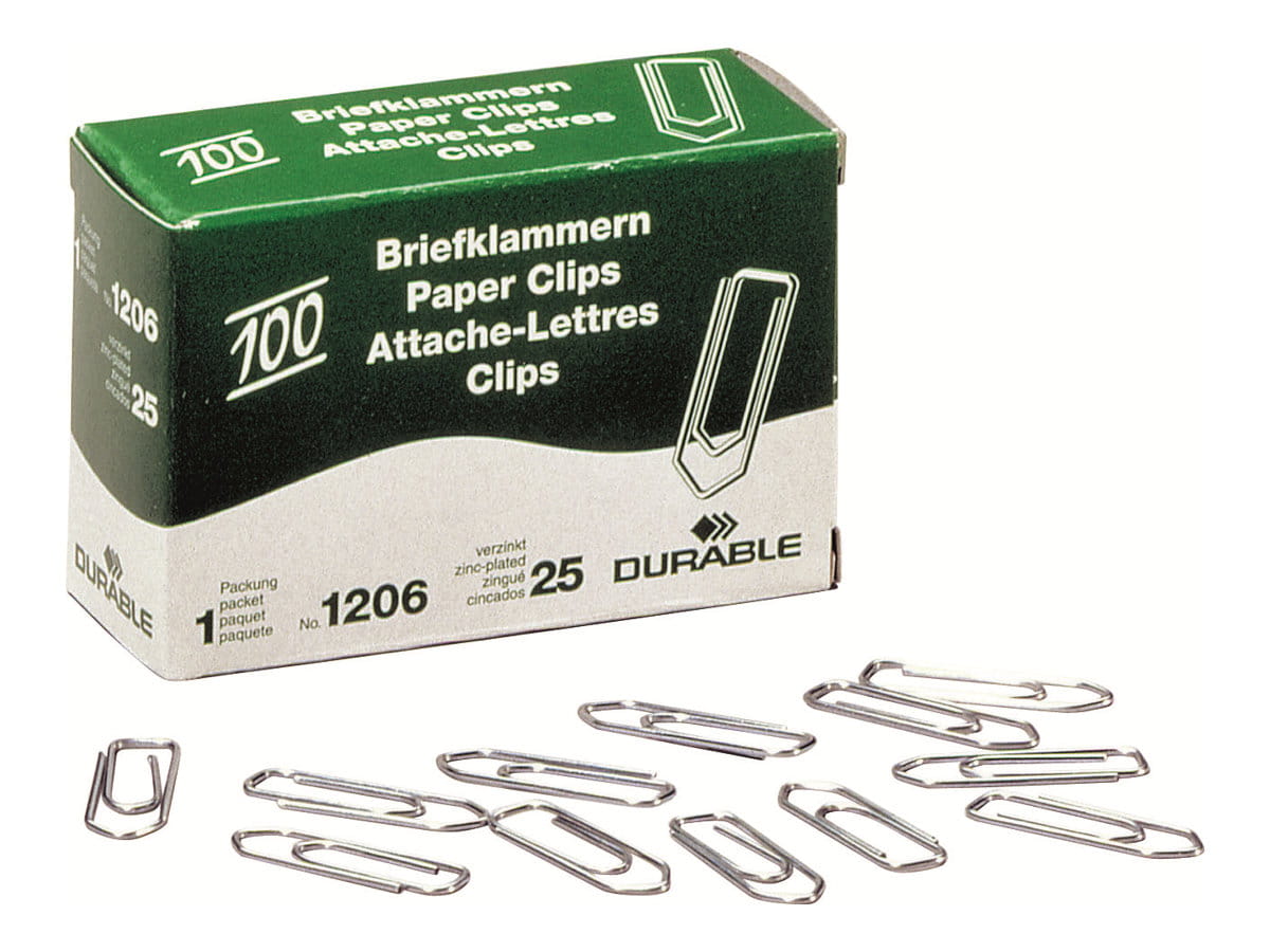 Durable Büroklammern - 26 mm - zinkbeschichtet