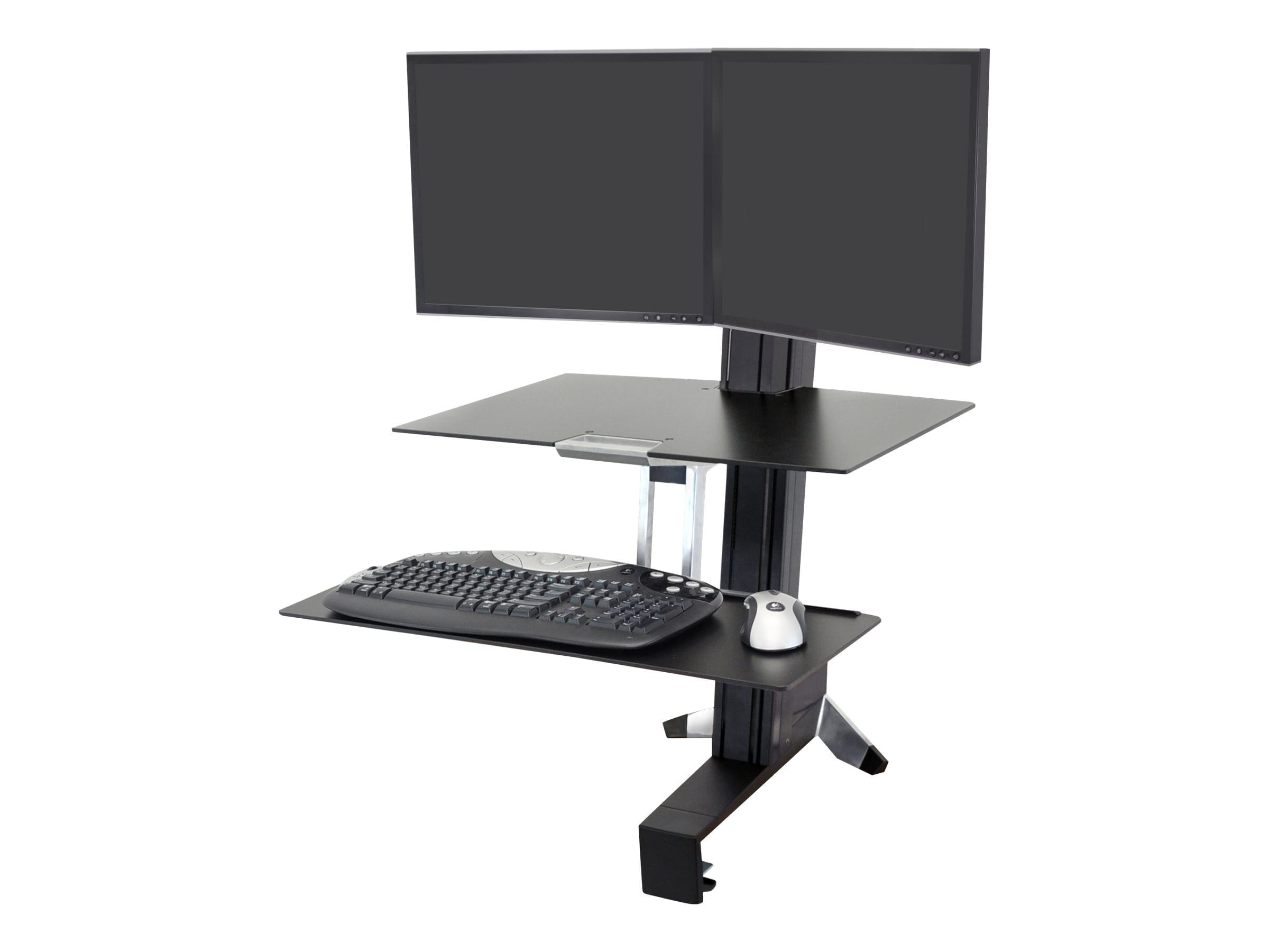 Ergotron WorkFit-S Dual Workstation - Stehender Tischwandler