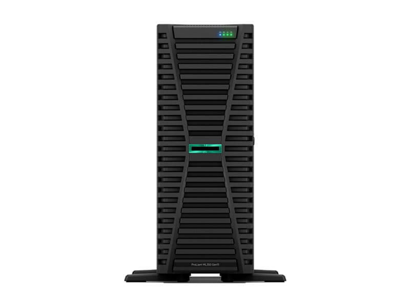 HPE ProLiant ML350 Gen11 - Server - Tower - 4U - zweiweg - 1 x Xeon Silver 4509Y / 2.6 GHz - RAM 64 GB - SATA/SAS/NVMe - Hot-Swap 6.4 cm (2.5")
