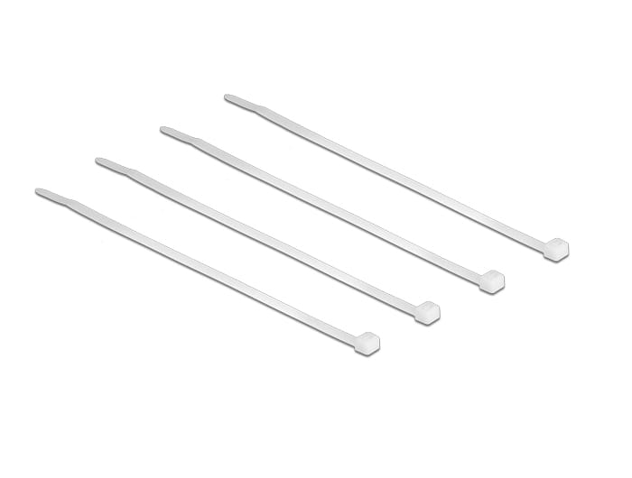 Delock Kabelbinder - 20 cm - durchsichtig (Packung mit 100)