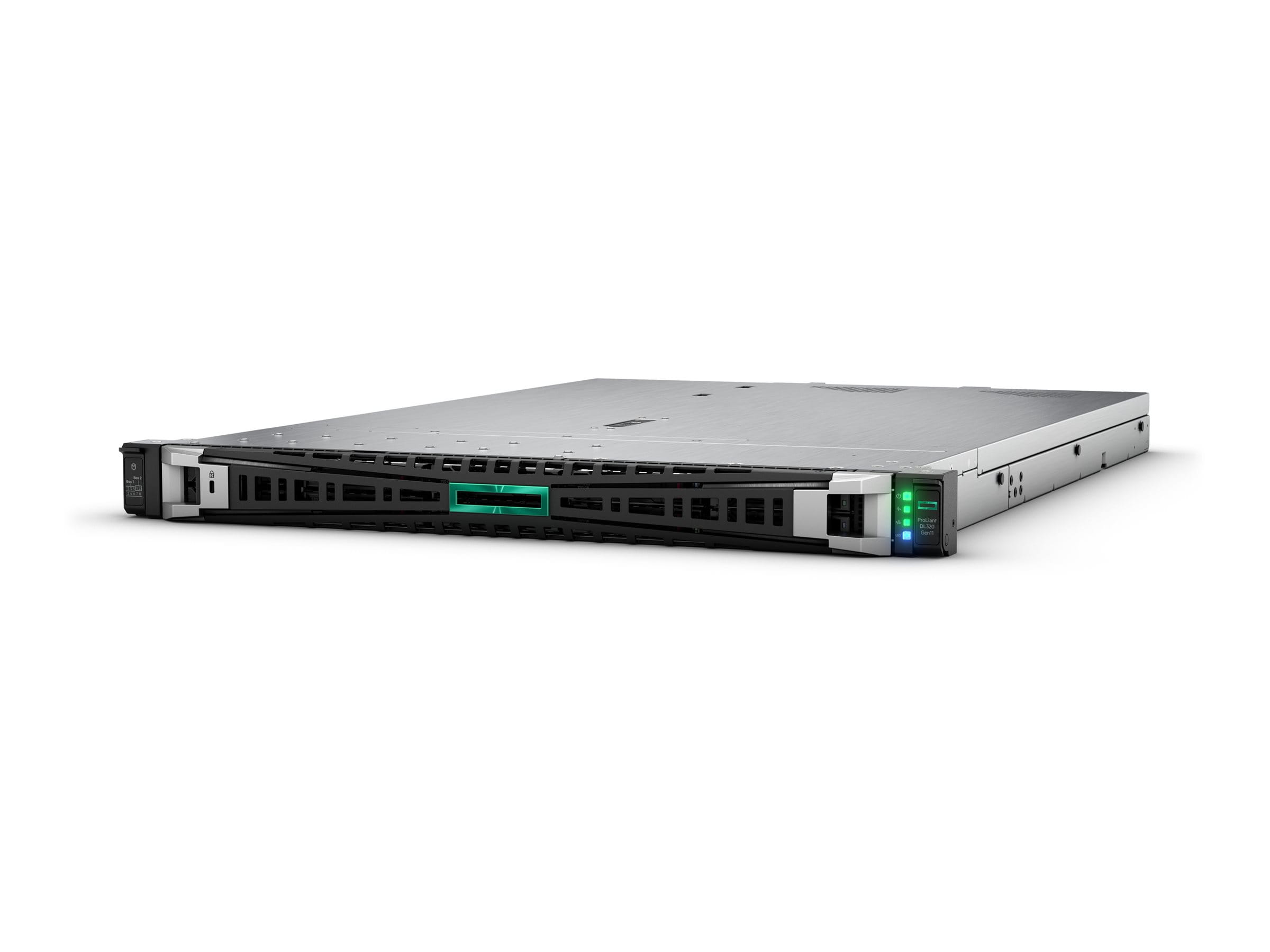 HPE ProLiant DL320 Gen11 - Server - Rack-Montage - 1U - 1-Weg - 1 x Xeon Bronze 3408U / 1.8 GHz - RAM 16 GB - SATA/SAS/PCI Express - Hot-Swap 8.9 cm (3.5")