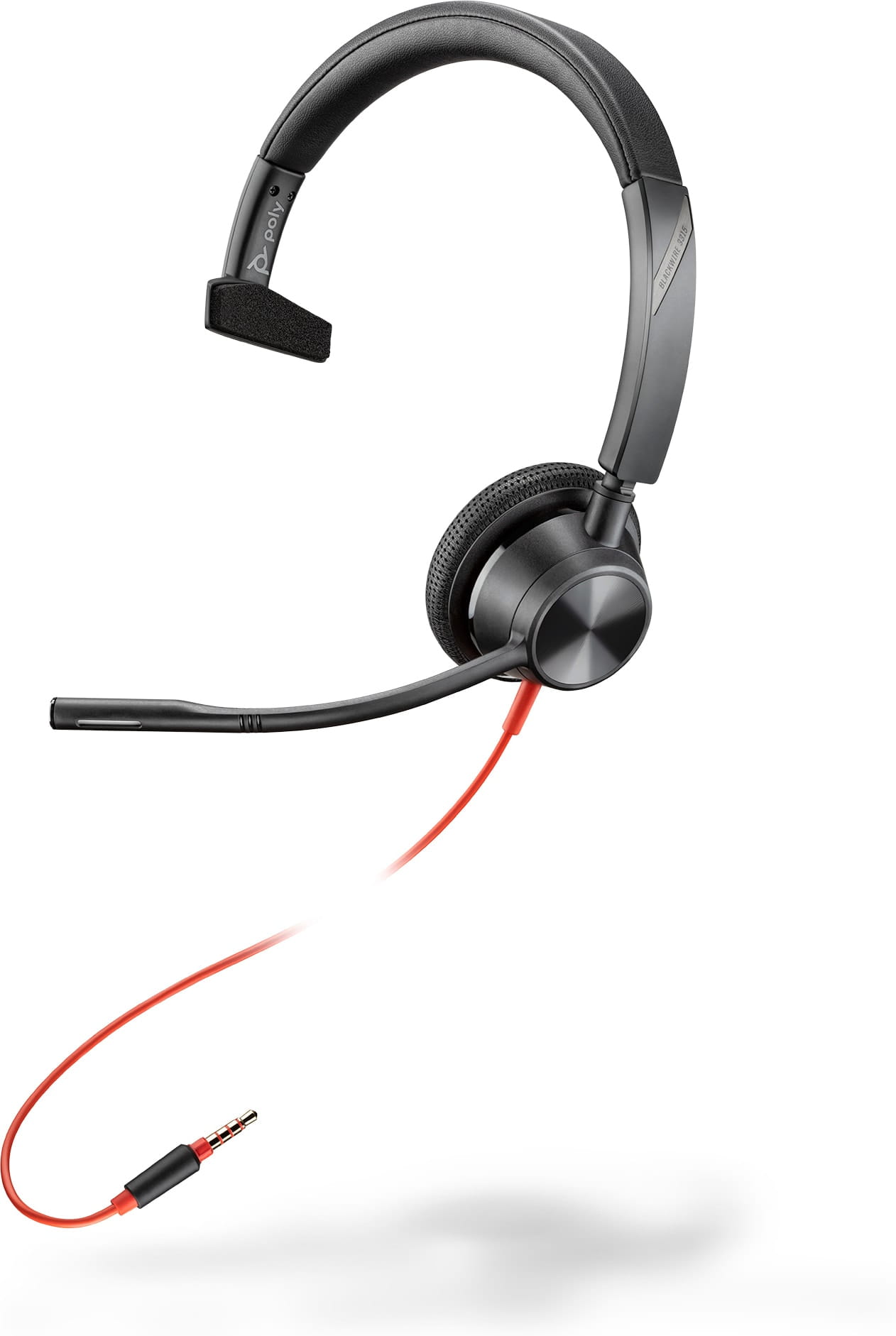 HP Poly Blackwire 3315 - Headset - On-Ear - kabelgebunden