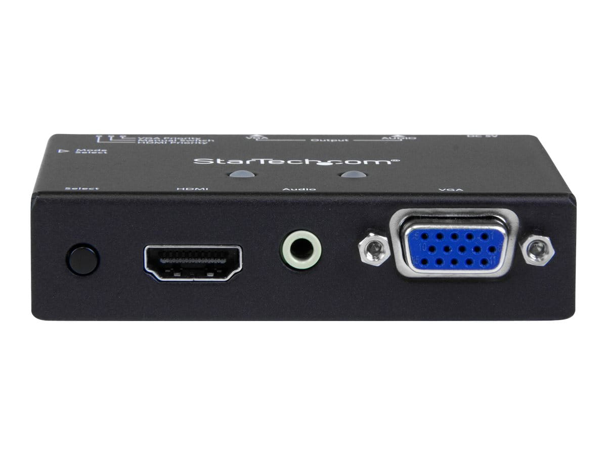 StarTech.com 2 Port VGA + HMDI auf VGA Konverter Switch / Verteiler mit Vorrangsschaltung