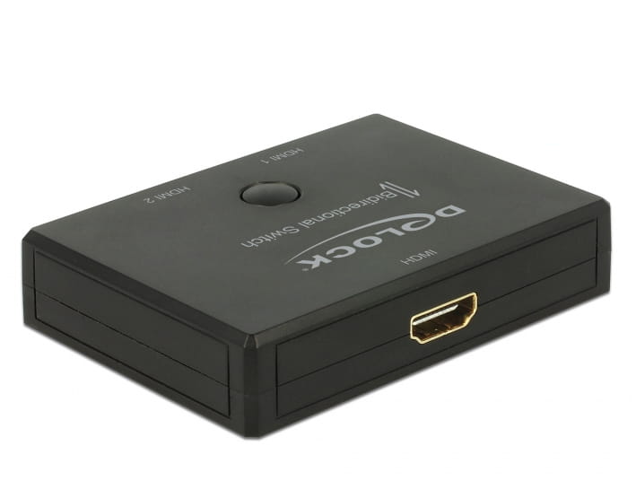 Delock HDMI 2 - 1 Switch bidirectional 4K 60 Hz