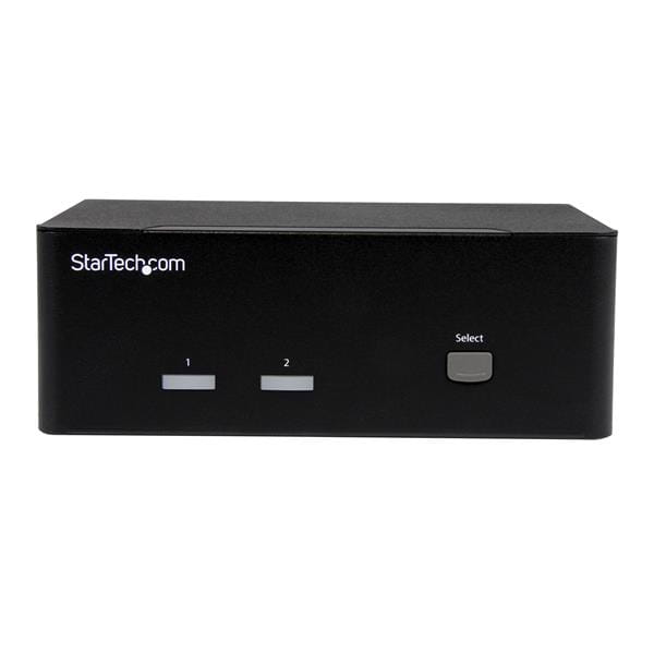 StarTech.com 2 Port KVM Switch mit Dual-VGA und 2-fach USB Hub