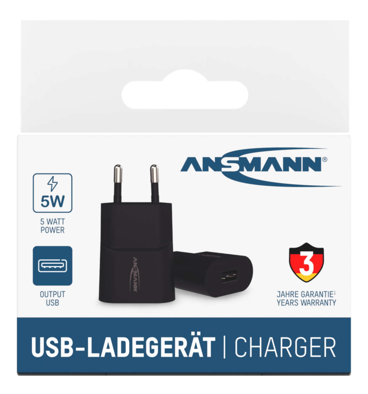 Ansmann HC105 - Netzteil - 5 Watt - 1 A (USB)