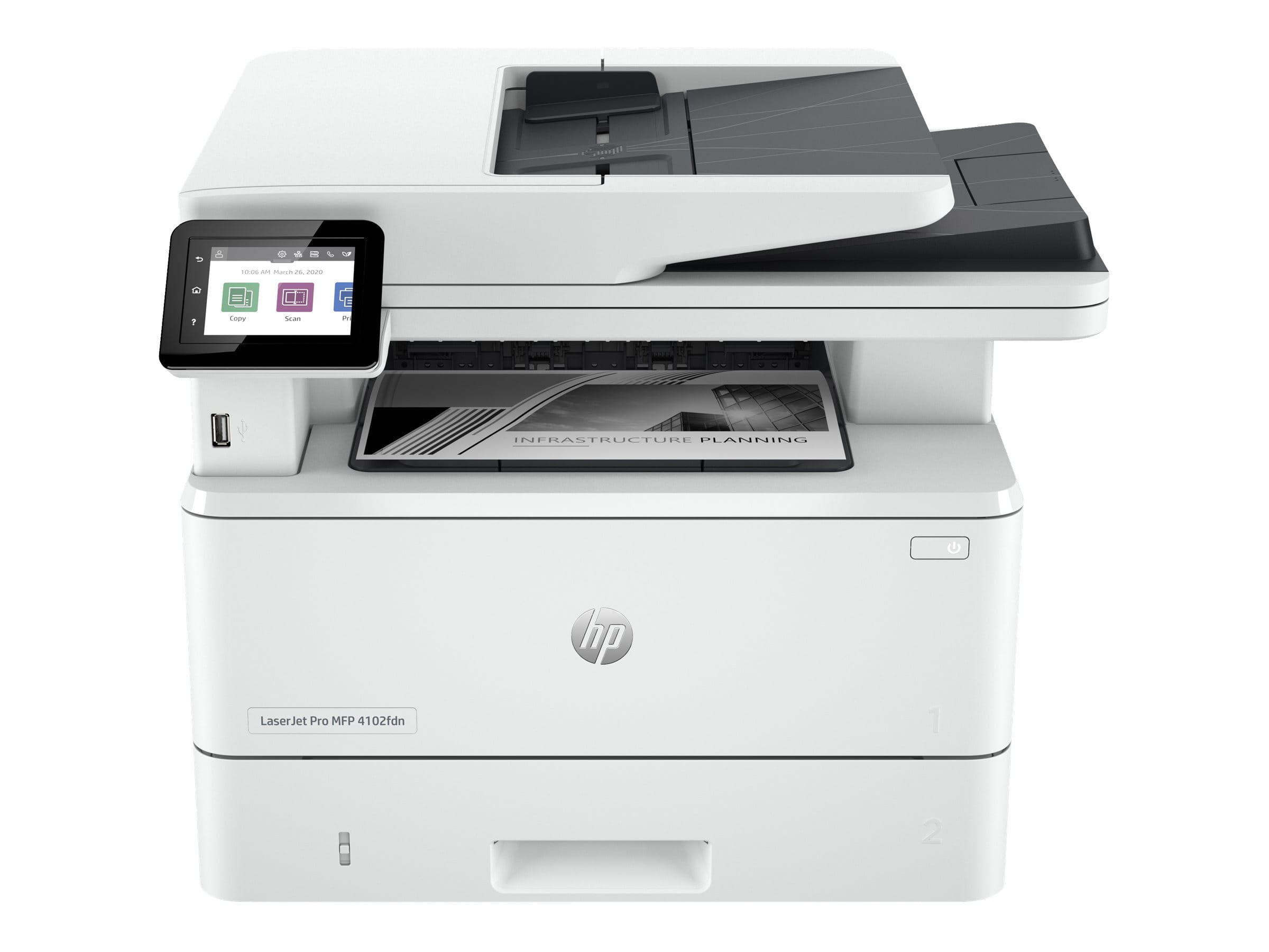 HP LaserJet Pro MFP 4102fdn - Multifunktionsdrucker - s/w - Laser - Legal (216 x 356 mm)