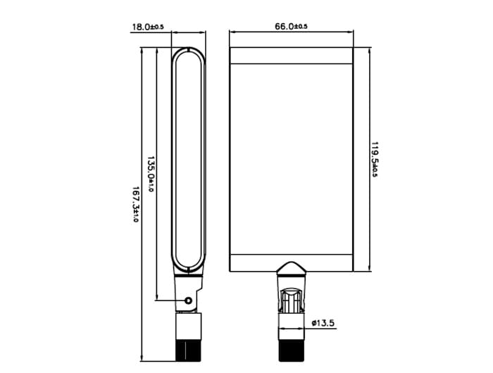 Delock WLAN RP-SMA - Antenne - Wi-Fi - gerichtet