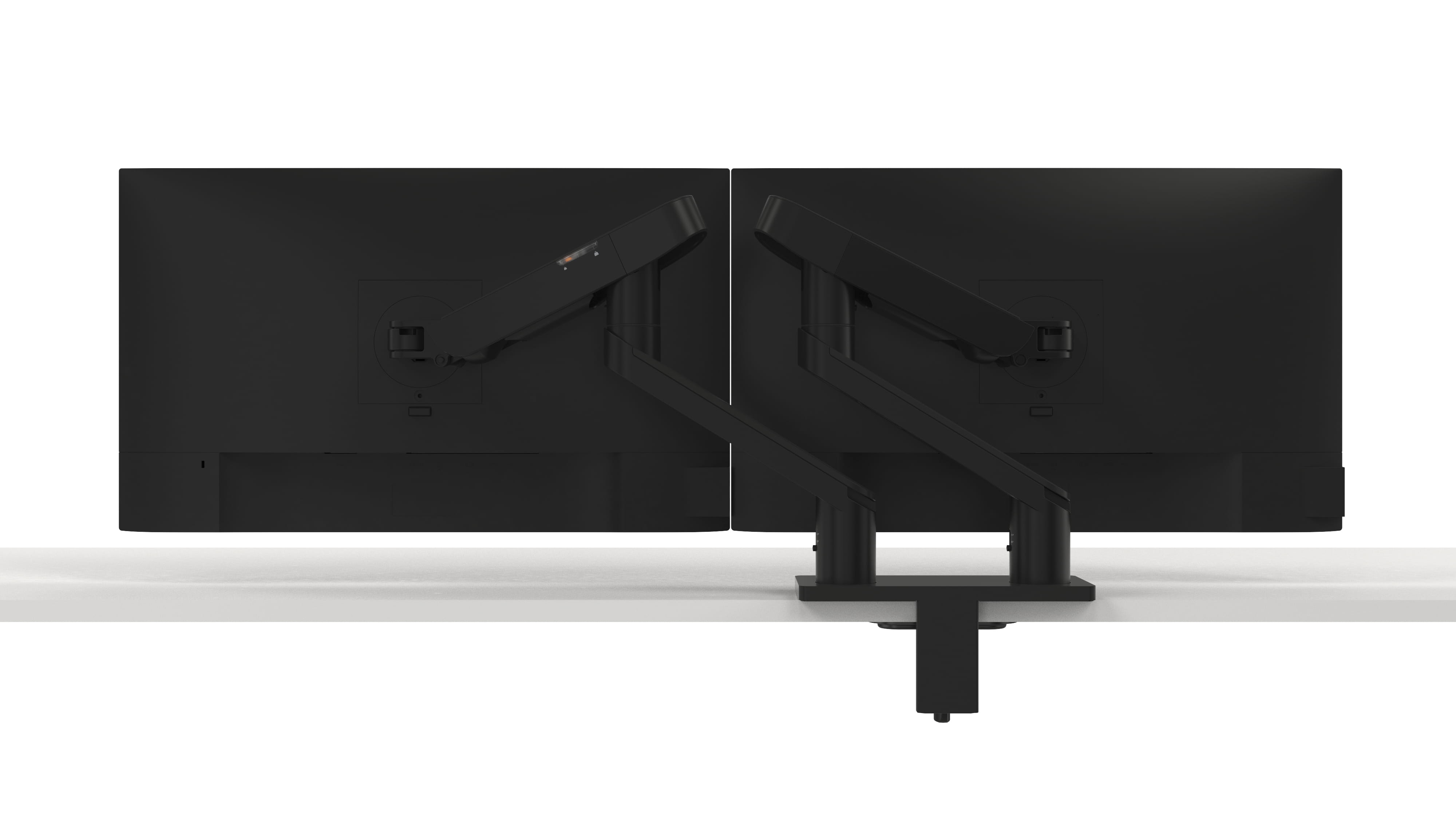 Dell Dual Monitor Arm - MDA20 - Befestigungskit - einstellbarer Arm - für 2 LCD-Displays - Schwarz - Bildschirmgröße: 48.3-86.4 cm (19"-34")