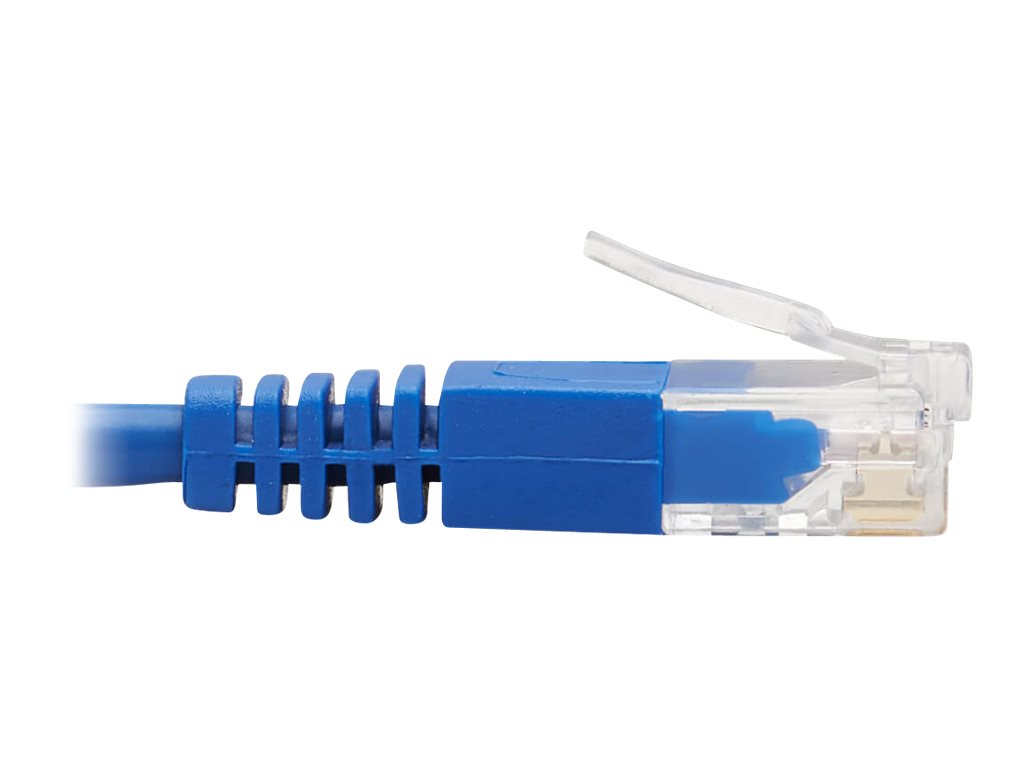 Tripp Up-Angle Cat6 Gigabit Molded Slim UTP Ethernet Cable (RJ45 Right-Angle Up M to RJ45 M)